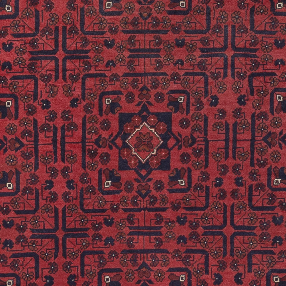 Afghanske tepper - Kunduz - 294 x 197 cm - mørk rød