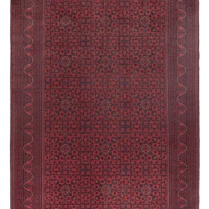 Afghanske tepper - Kunduz - 295 x 197 cm - mørk rød