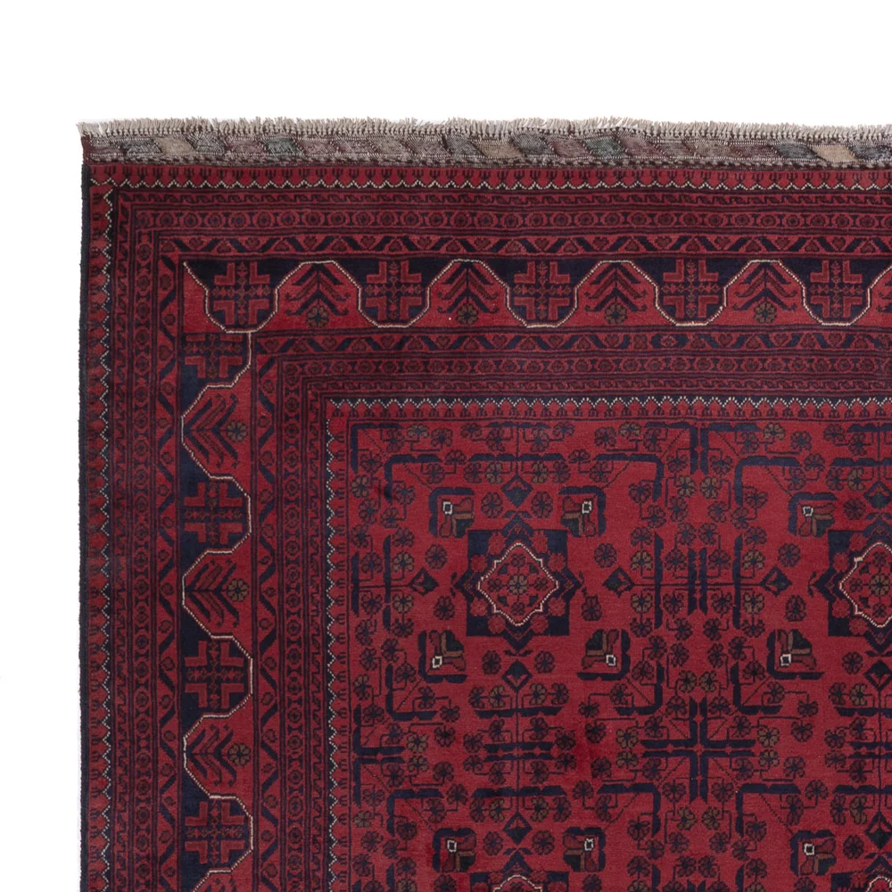 Afghanske tepper - Kunduz - 295 x 200 cm - mørk rød