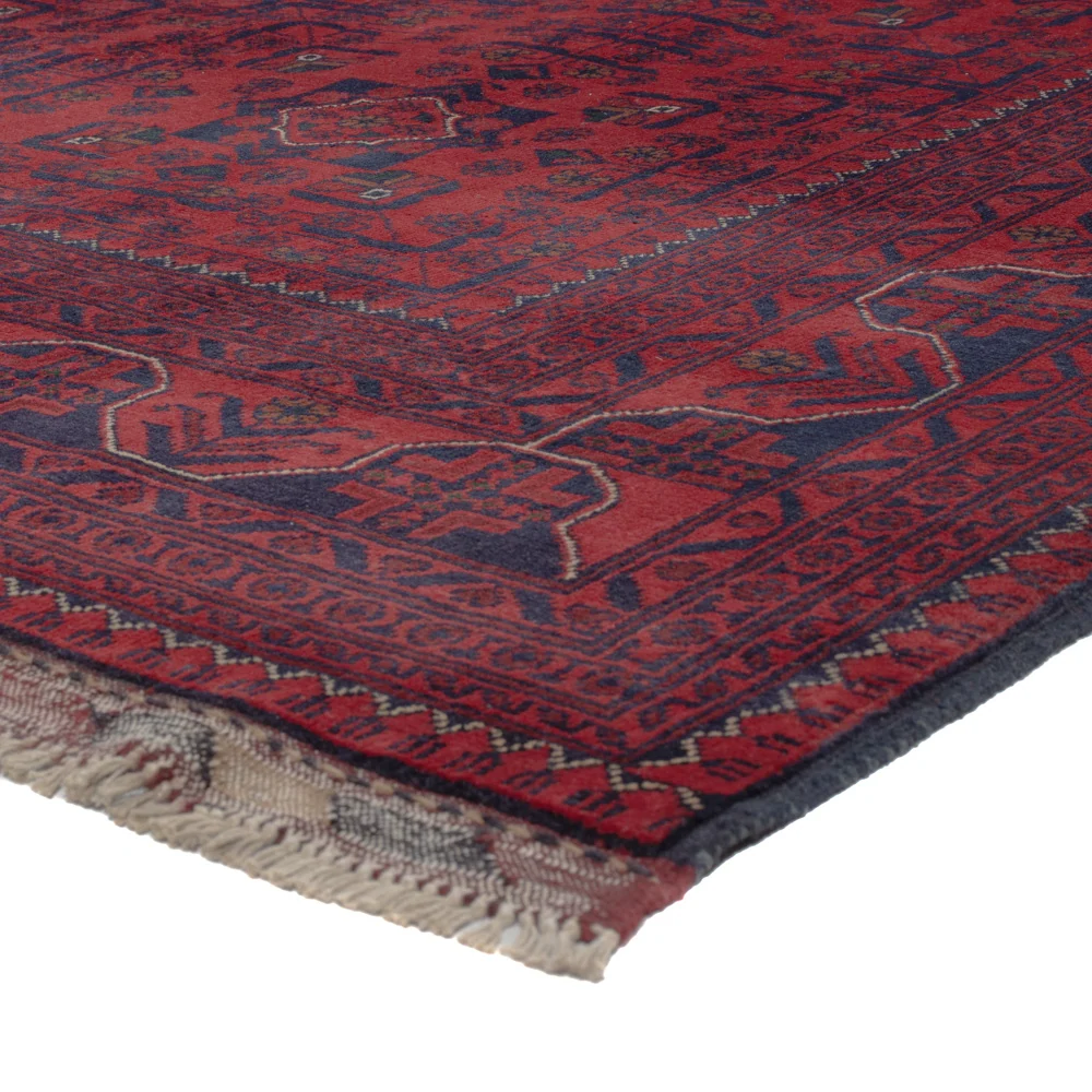Afghanske tepper - Kunduz - 295 x 200 cm - mørk rød