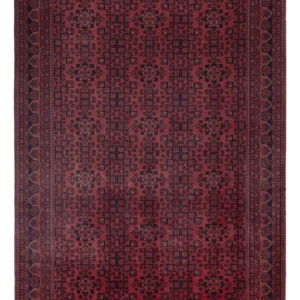 Afghanske tepper - Kunduz - 295 x 200 cm - mørk rød
