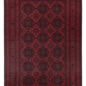 Afghanske tepper - Kunduz - 296 x 196 cm - rød