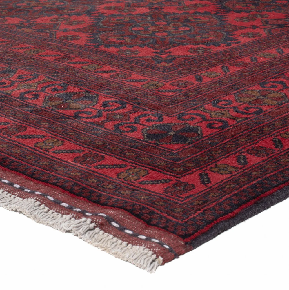 Afghanske tepper - Kunduz - 296 x 196 cm - rød