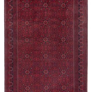Afghanske tepper - Kunduz - 296 x 197 cm - mørk rød