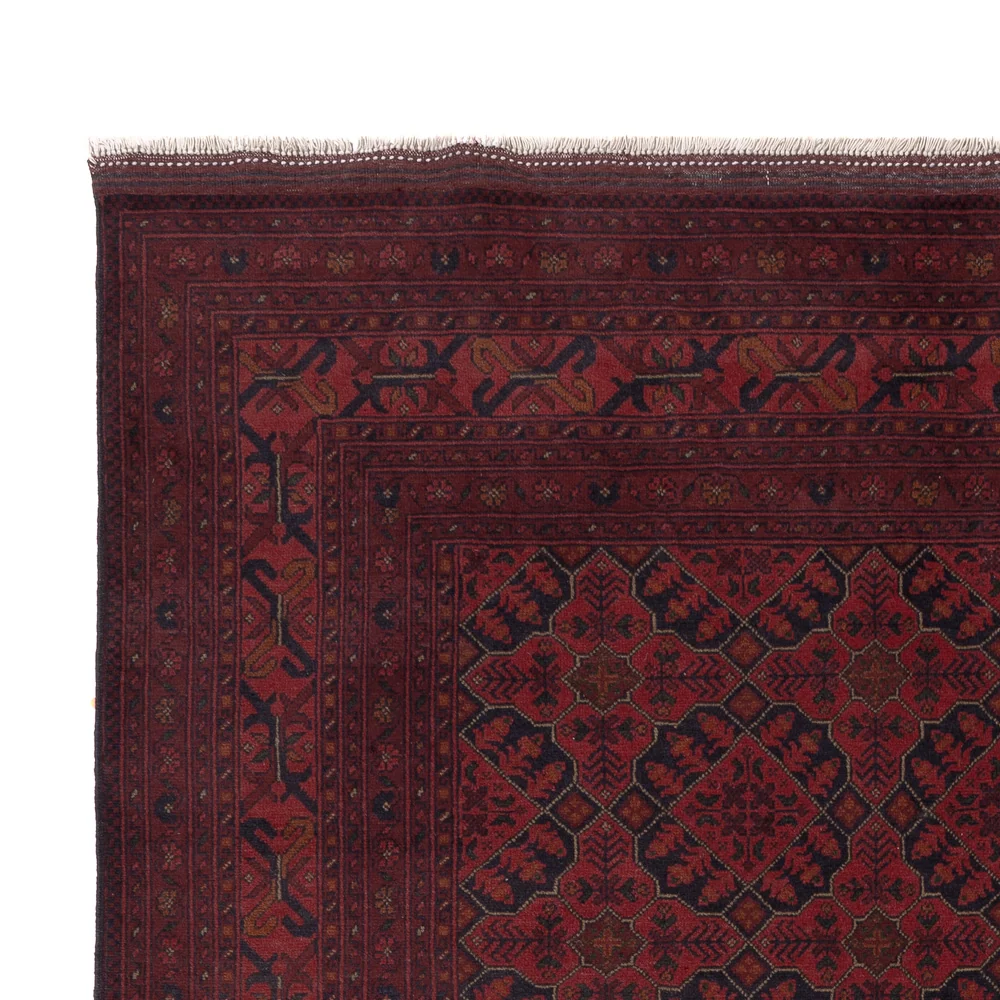 Afghanske tepper - Kunduz - 296 x 200 cm - rød