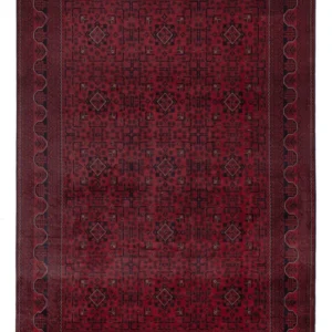Afghanske tepper - Kunduz - 296 x 200 cm - mørk rød