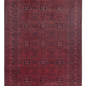 Afghanske tepper - Kunduz - 297 x 195 cm - mørk rød