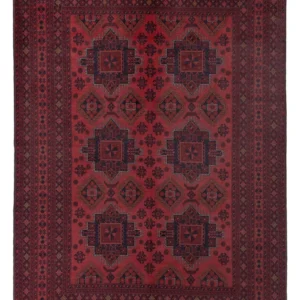 Afghanske tepper - Kunduz - 297 x 205 cm - rød
