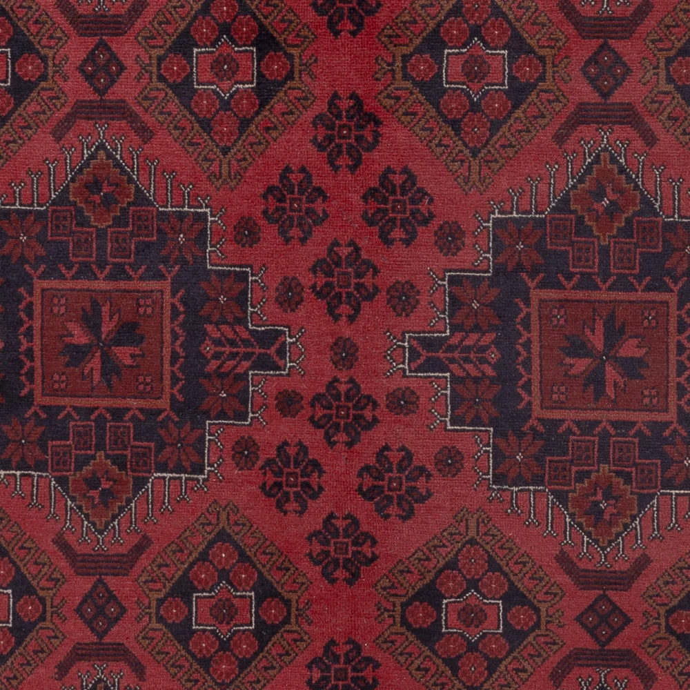 Afghanske tepper - Kunduz - 297 x 205 cm - rød