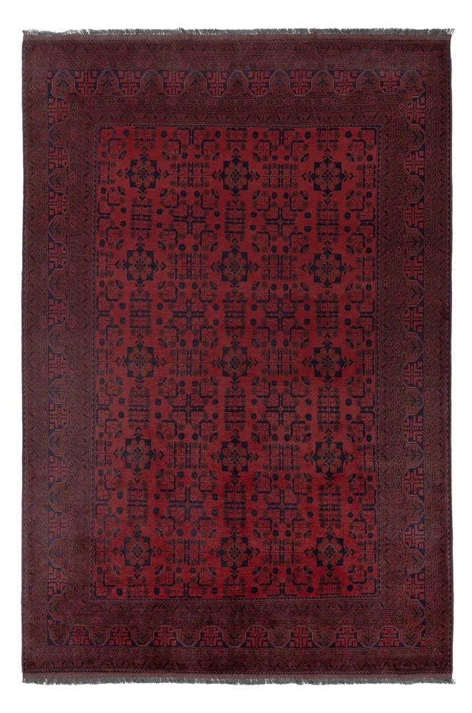 Afghanske tepper - Kunduz - 298 x 199 cm - rød