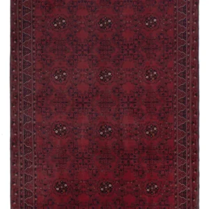Afghanske tepper - Kunduz - 298 x 202 cm - mørk rød
