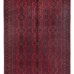 Afghanske tepper - Kunduz - 300 x 198 cm - mørk rød