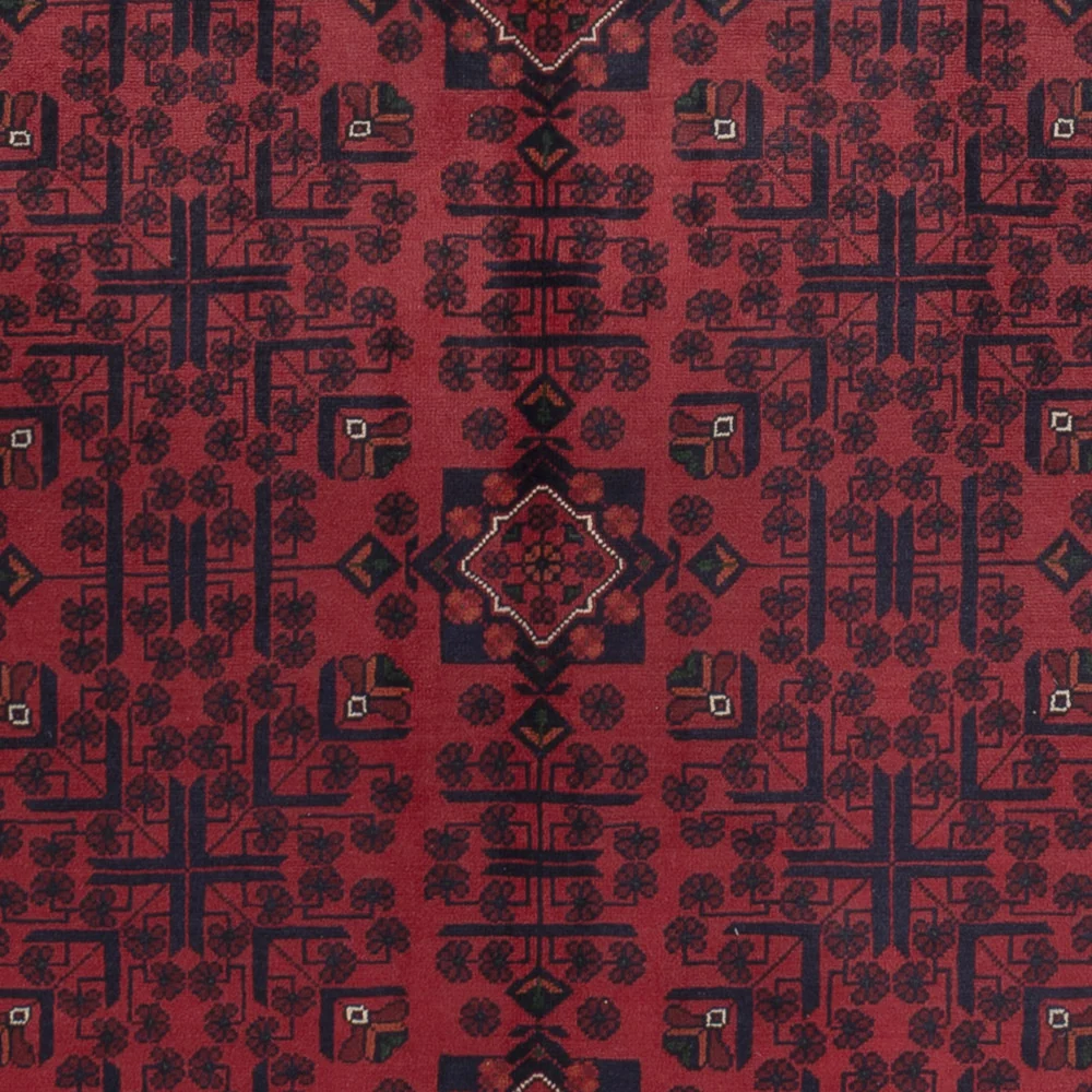 Afghanske tepper - Kunduz - 300 x 198 cm - mørk rød