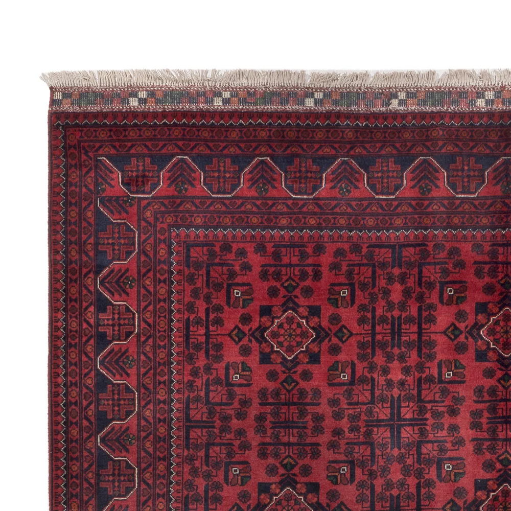 Afghanske tepper - Kunduz - 300 x 198 cm - mørk rød