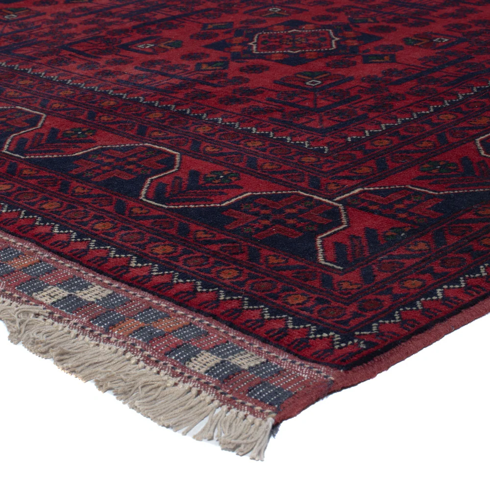 Afghanske tepper - Kunduz - 300 x 198 cm - mørk rød