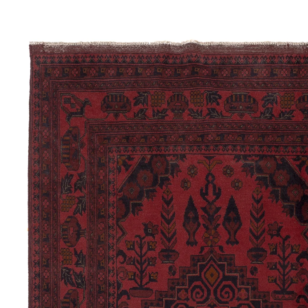 Afghanske tepper - Kunduz - 300 x 200 cm - rød