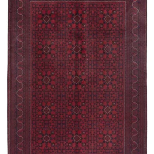 Afghanske tepper - Kunduz - 300 x 202 cm - mørk rød