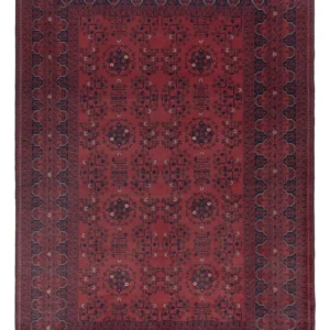 Afghanske tepper - Kunduz - 300 x 204 cm - mørk rød
