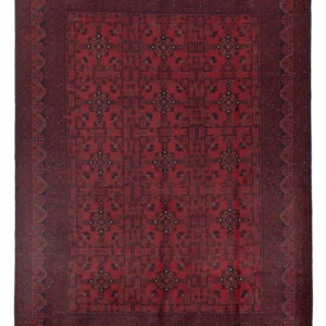 Afghanske tepper - Kunduz - 300 x 205 cm - rød