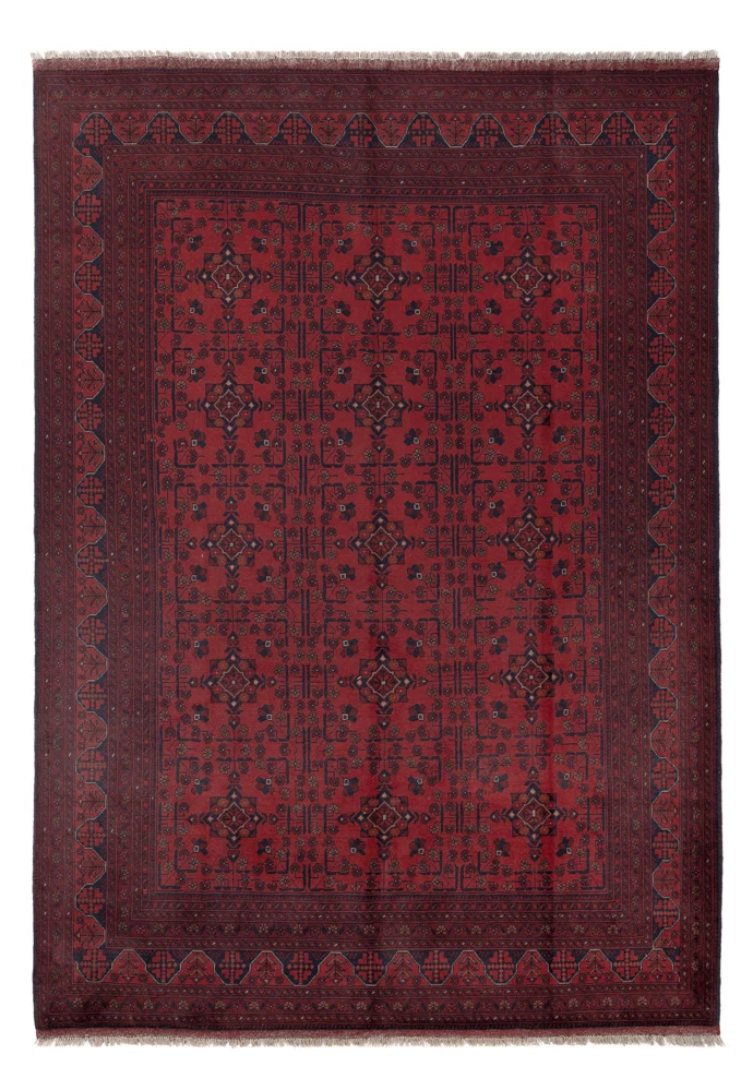 Afghanske tepper - Kunduz - 300 x 205 cm - rød