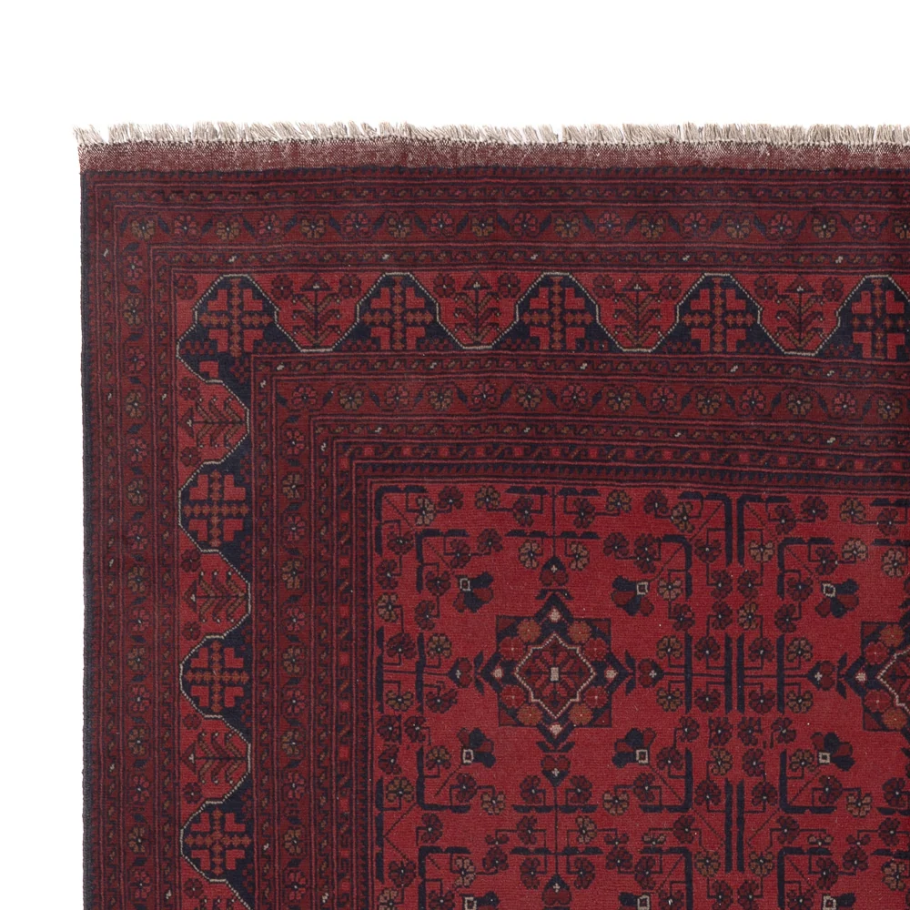 Afghanske tepper - Kunduz - 300 x 205 cm - rød