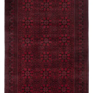 Afghanske tepper - Kunduz - 301 x 196 cm - mørk rød