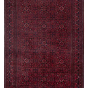 Afghanske tepper - Kunduz - 301 x 199 cm - mørk rød