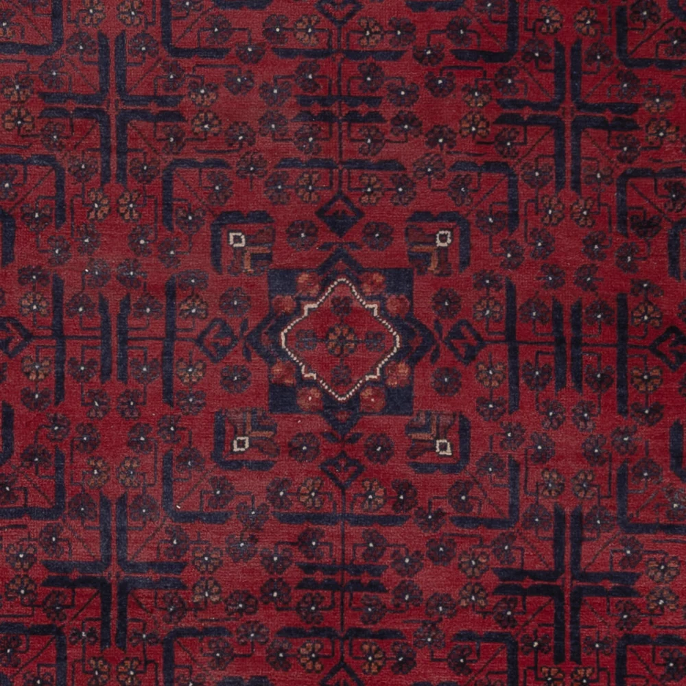 Afghanske tepper - Kunduz - 301 x 199 cm - mørk rød