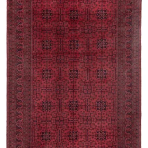 Afghanske tepper - Kunduz - 302 x 200 cm - mørk rød