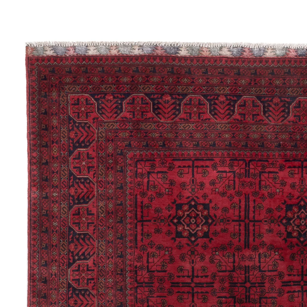 Afghanske tepper - Kunduz - 302 x 200 cm - mørk rød