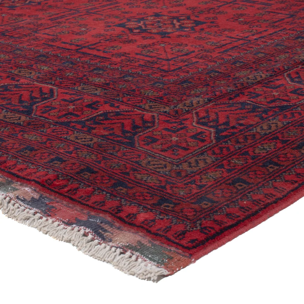 Afghanske tepper - Kunduz - 302 x 200 cm - mørk rød