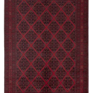 Afghanske tepper - Kunduz - 302 x 203 cm - rød