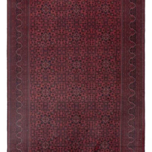 Afghanske tepper - Kunduz - 304 x 200 cm - mørk rød