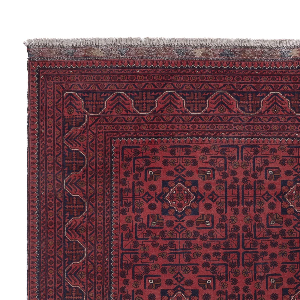 Afghanske tepper - Kunduz - 304 x 200 cm - mørk rød