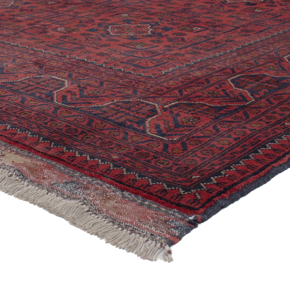 Afghanske tepper - Kunduz - 304 x 200 cm - mørk rød