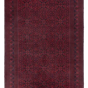 Afghanske tepper - Kunduz - 306 x 200 cm - mørk rød