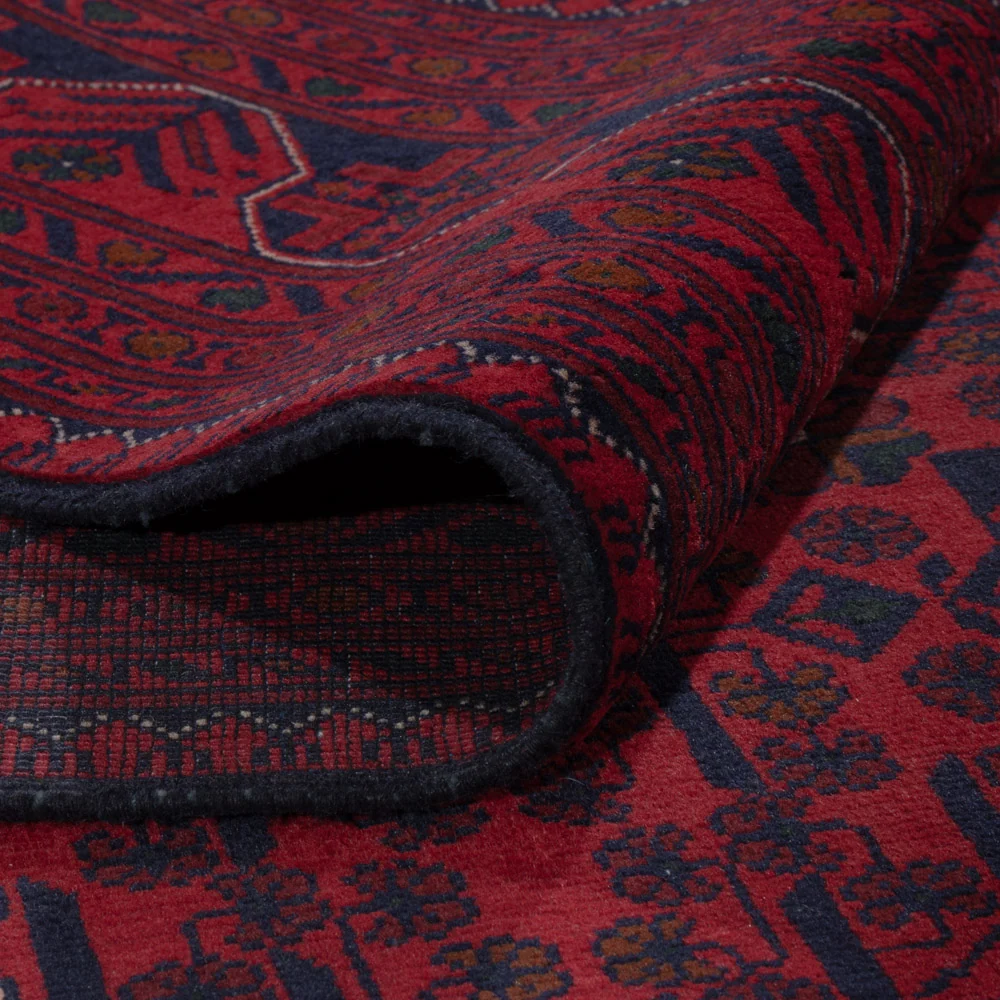 Afghanske tepper - Kunduz - 306 x 200 cm - mørk rød