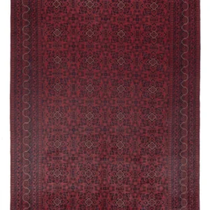 Afghanske tepper - Kunduz - 306 x 200 cm - mørk rød