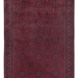 Afghanske tepper - Kunduz - 307 x 197 cm - mørk rød