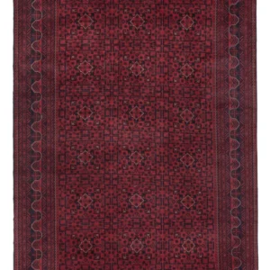Afghanske tepper - Kunduz - 309 x 203 cm - mørk rød