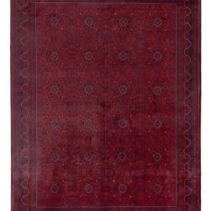Afghanske tepper - Kunduz - 337 x 250 cm - rød