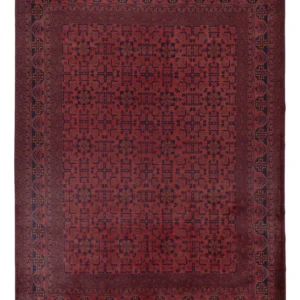 Afghanske tepper - Kunduz - 340 x 254 cm - rød