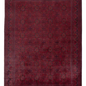 Afghanske tepper - Kunduz - 342 x 248 cm - rød
