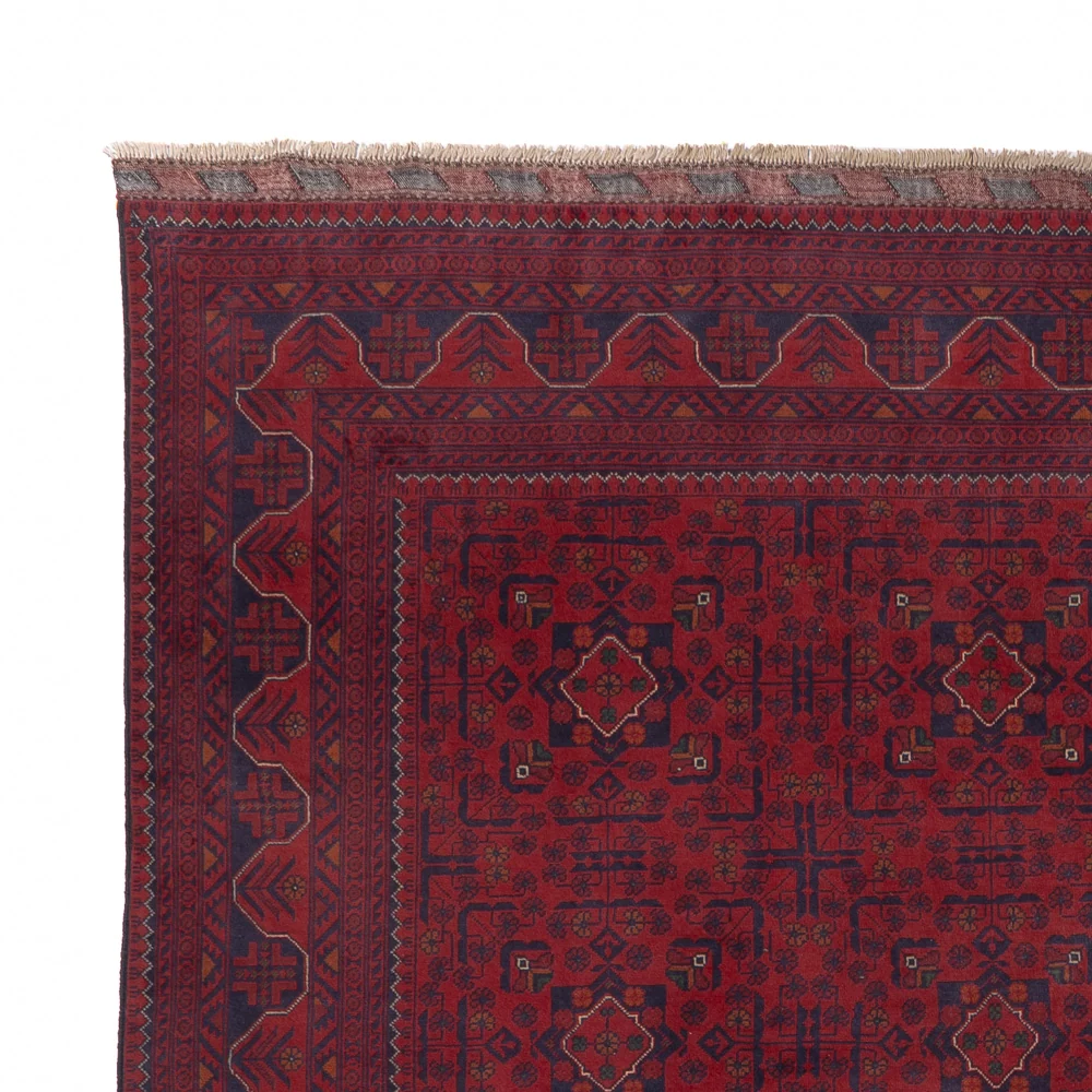 Afghanske tepper - Kunduz - 342 x 248 cm - rød