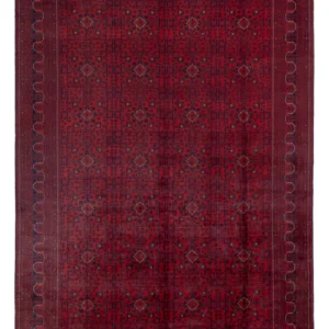 Afghanske tepper - Kunduz - 343 x 242 cm - rød