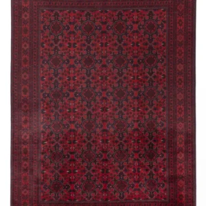 Afghanske tepper - Kunduz - 345 x 248 cm - rød