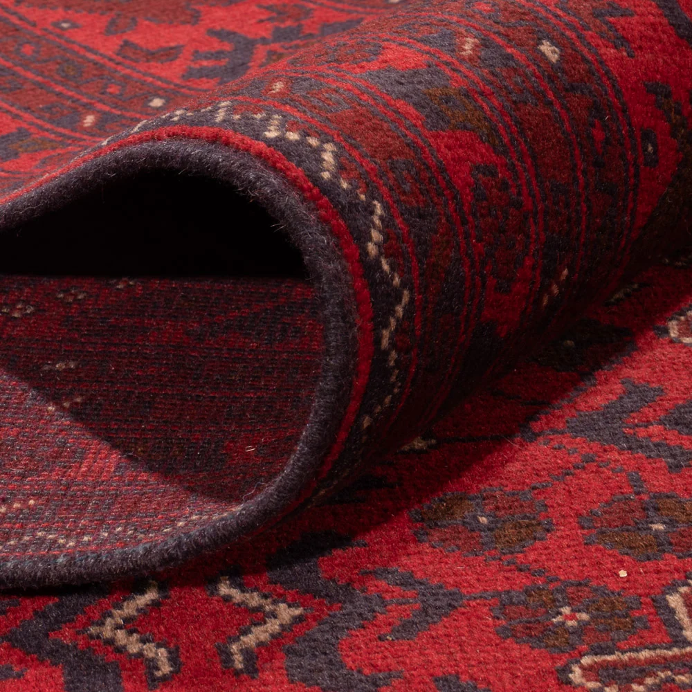 Afghanske tepper - Kunduz - 345 x 248 cm - rød