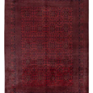 Afghanske tepper - Kunduz - 345 x 253 cm - rød