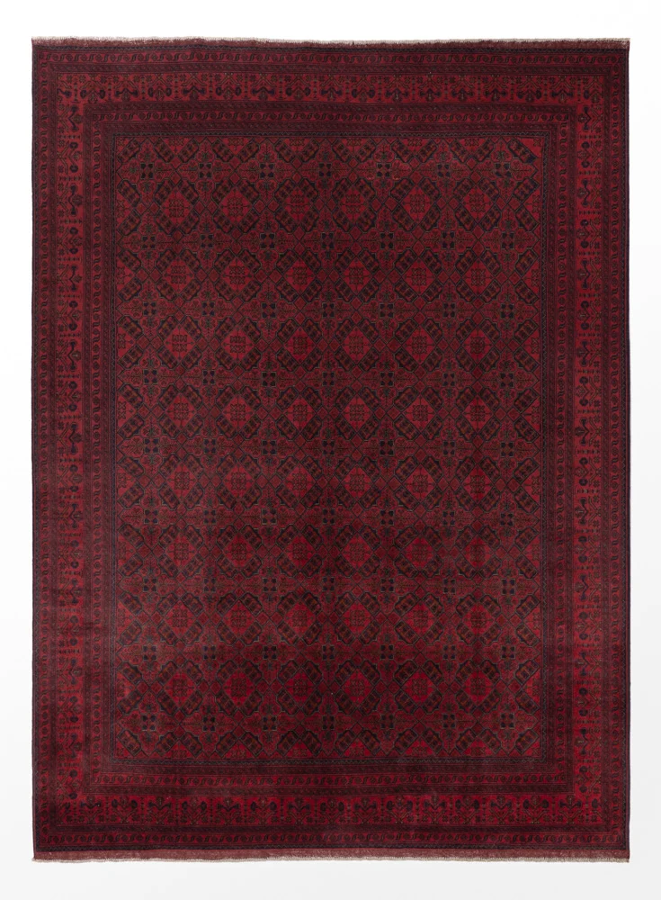 Afghanske tepper - Kunduz - 346 x 250 cm - rød
