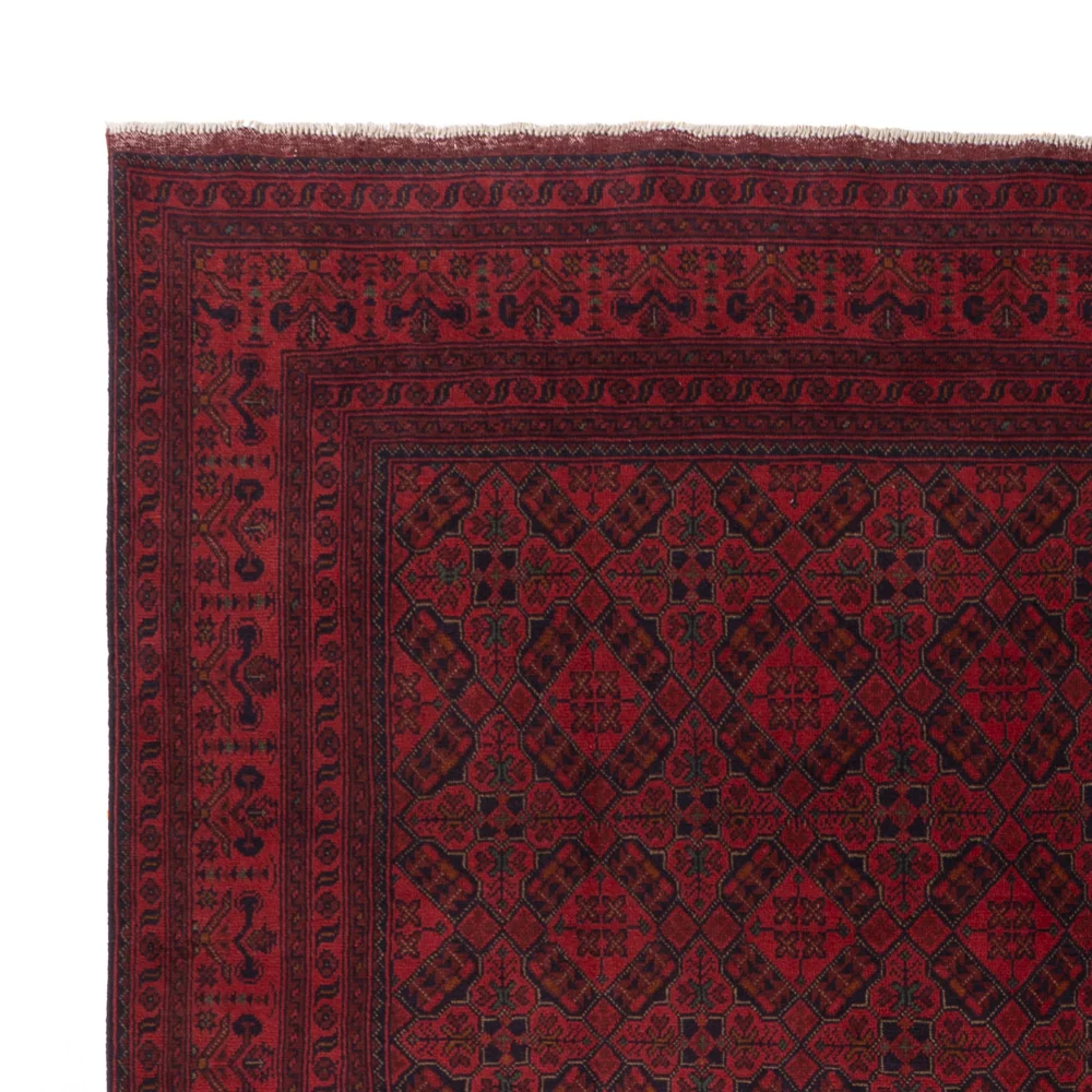 Afghanske tepper - Kunduz - 346 x 250 cm - rød